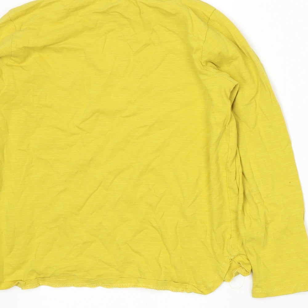 RESERVED Girls Yellow  Jersey Basic T-Shirt Size 8 Years