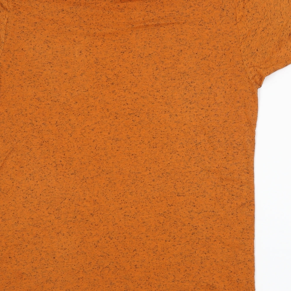 Cedar Wood State Mens Orange    T-Shirt Size L