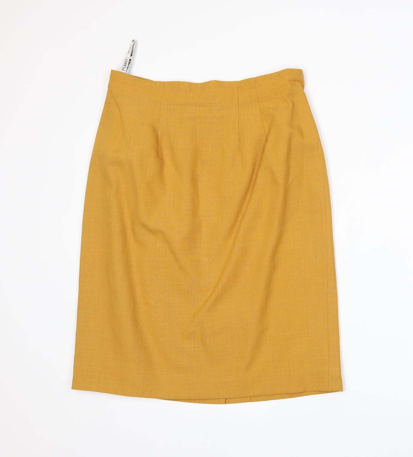 Planet Womens Yellow   A-Line Skirt Size 14