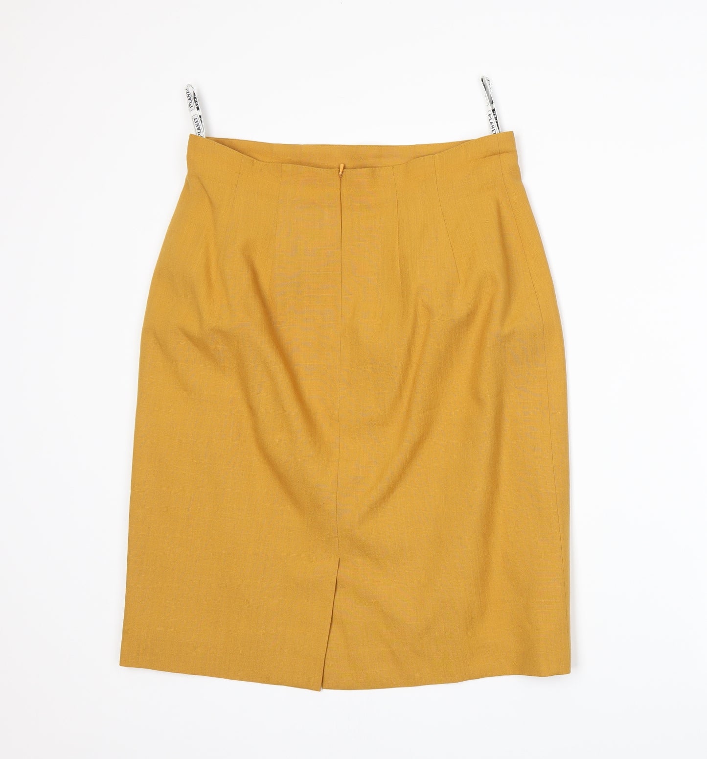 Planet Womens Yellow   A-Line Skirt Size 14