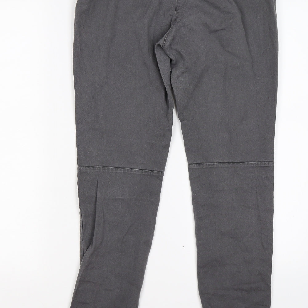 H&M Womens Grey  Denim Jegging Leggings Size 10 L28 in