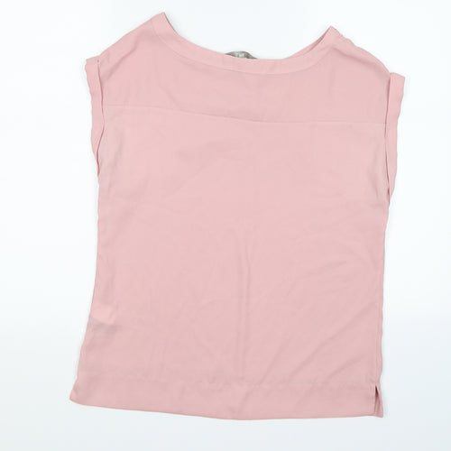 NEXT Womens Pink  Chiffon Tunic T-Shirt Size 6
