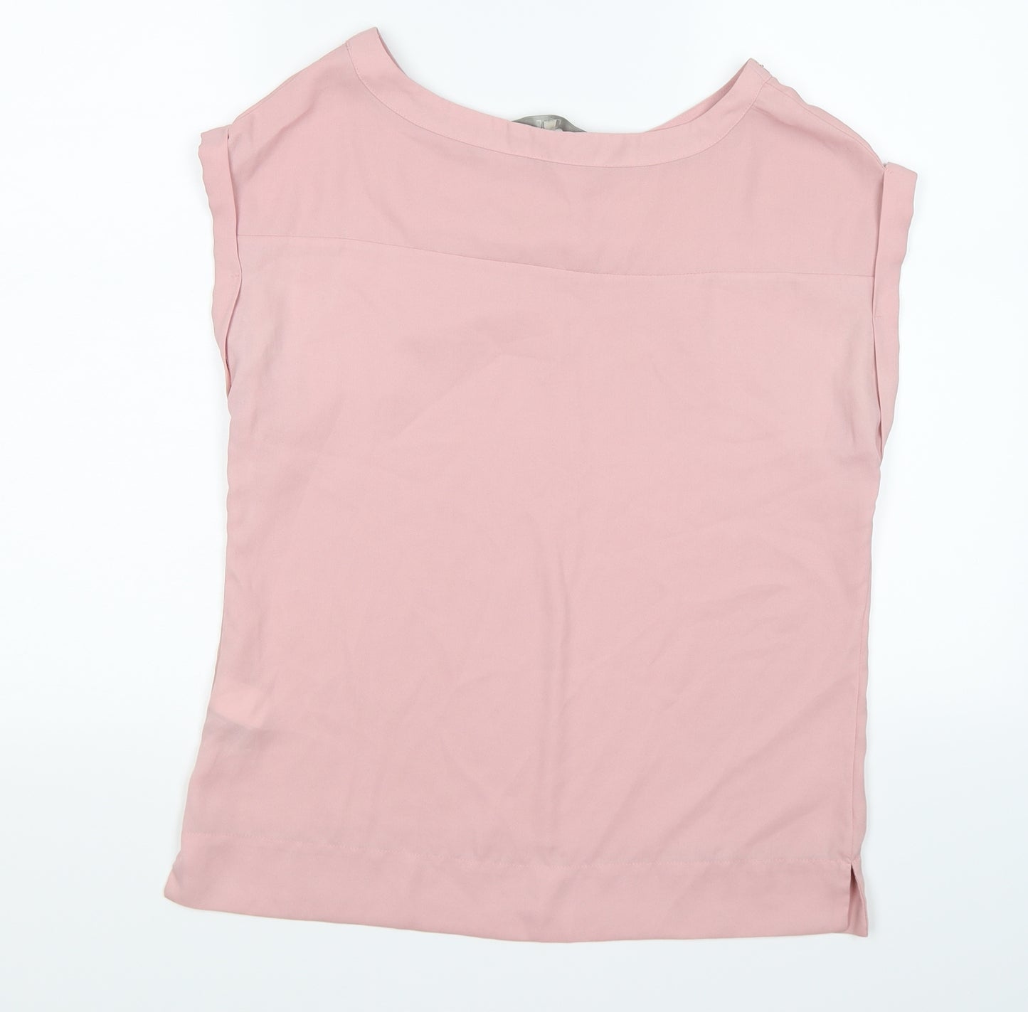 NEXT Womens Pink  Chiffon Tunic T-Shirt Size 6