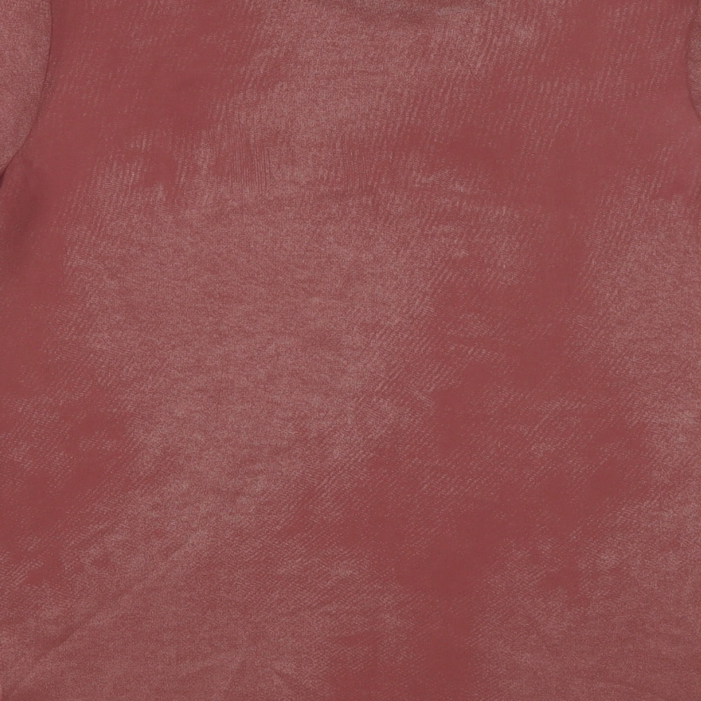 NEXT Womens Pink  Chiffon Tunic T-Shirt Size 6