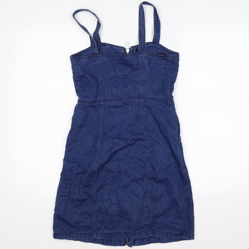 NEXT Womens Blue  Denim Tank Dress  Size 8