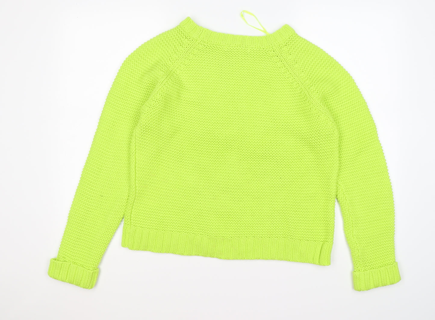 Blonde + Blonde Womens Green  Knit Pullover Jumper Size 14
