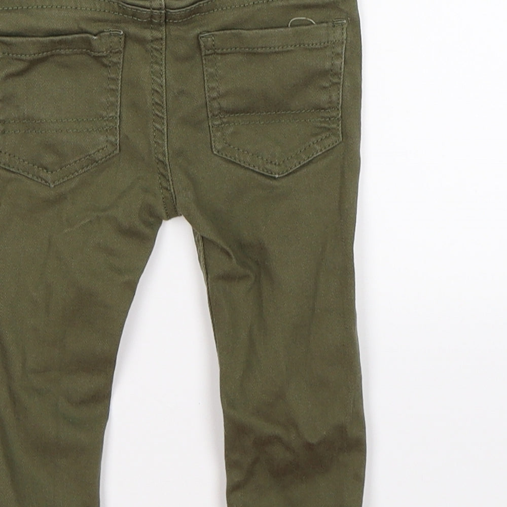 denim co Boys Green  Denim Capri Jeans Size 9-12 Months