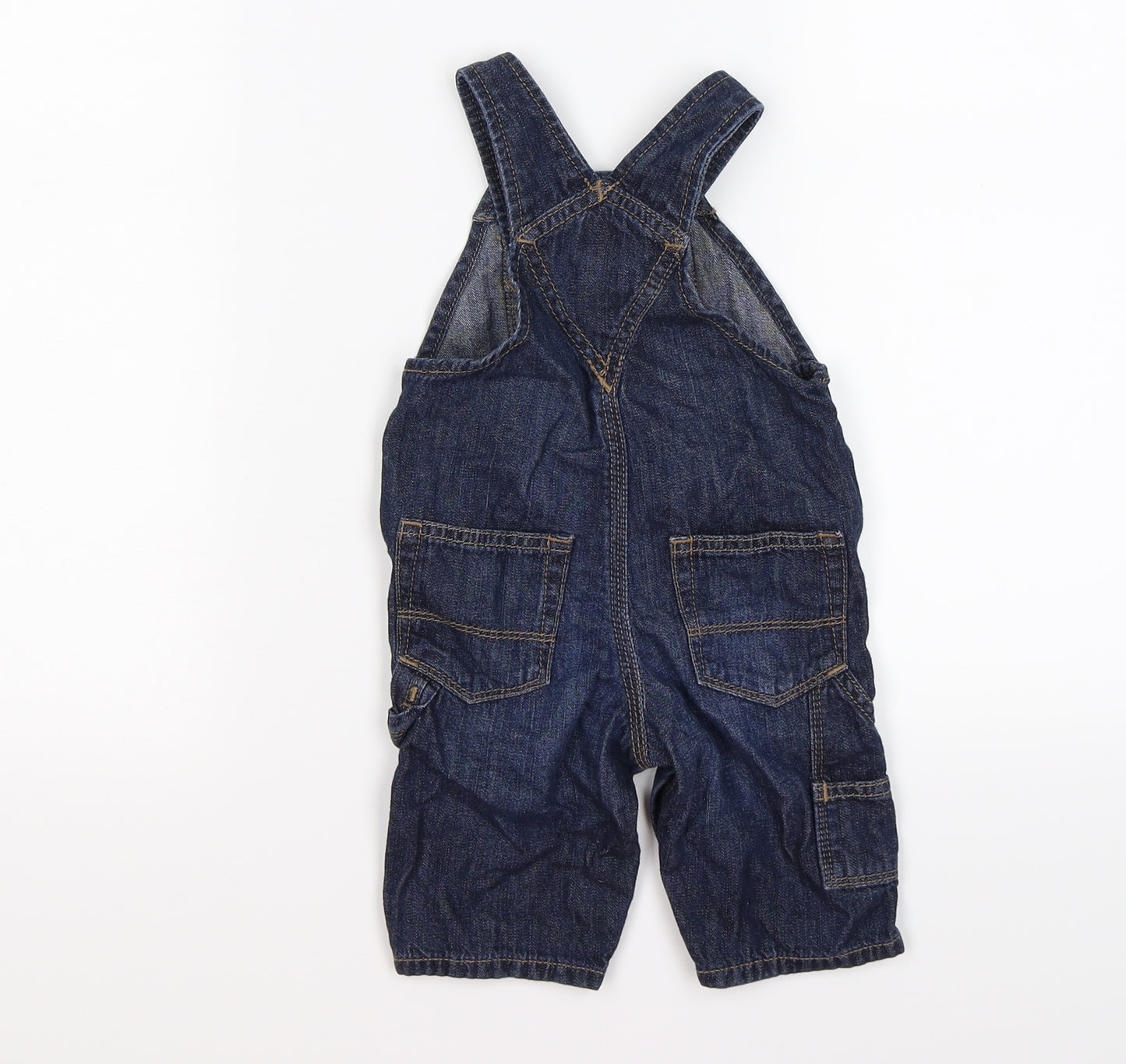 Gap Baby Blue  Denim Dungaree Outfit/Set Size 3-6 Months