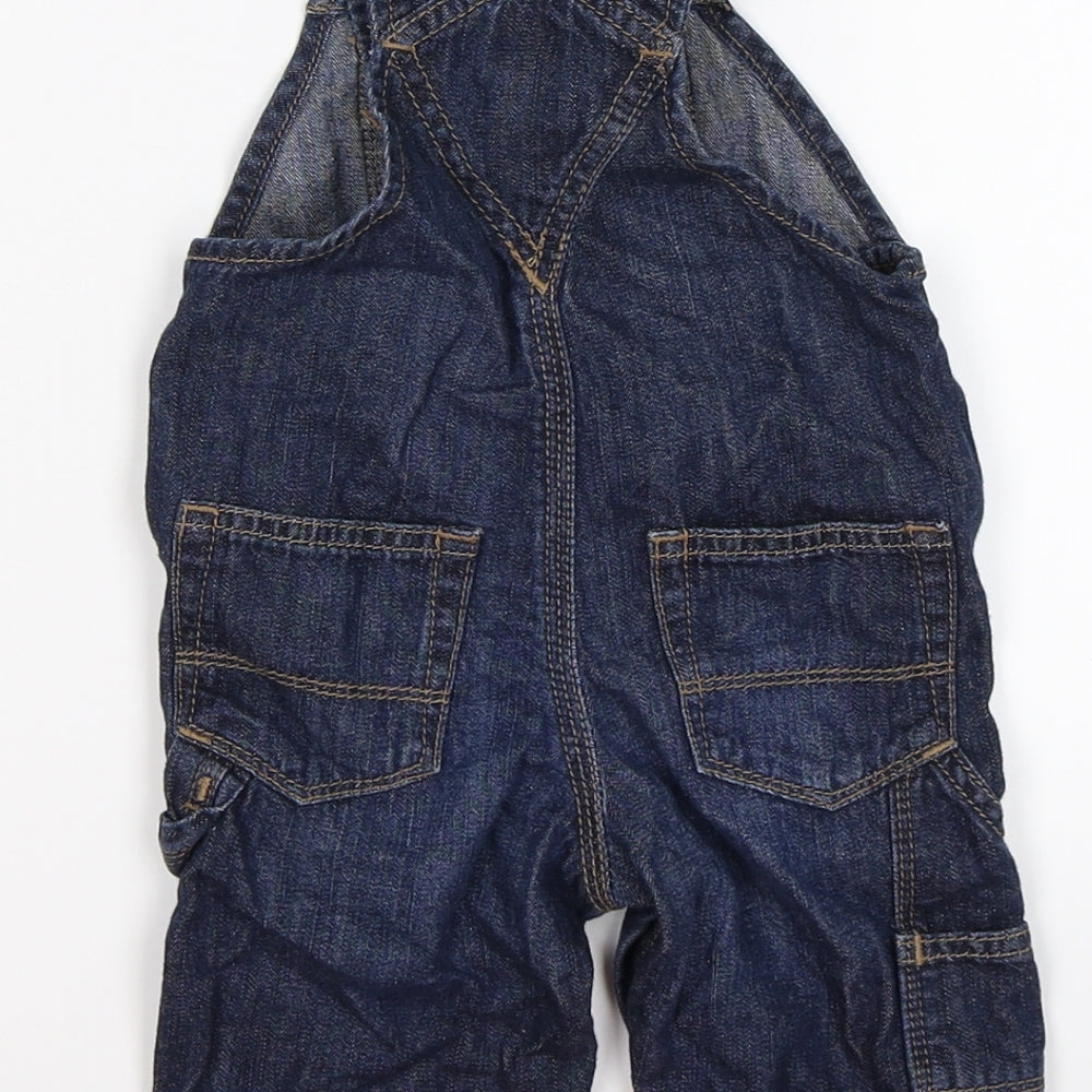 Gap Baby Blue  Denim Dungaree Outfit/Set Size 3-6 Months
