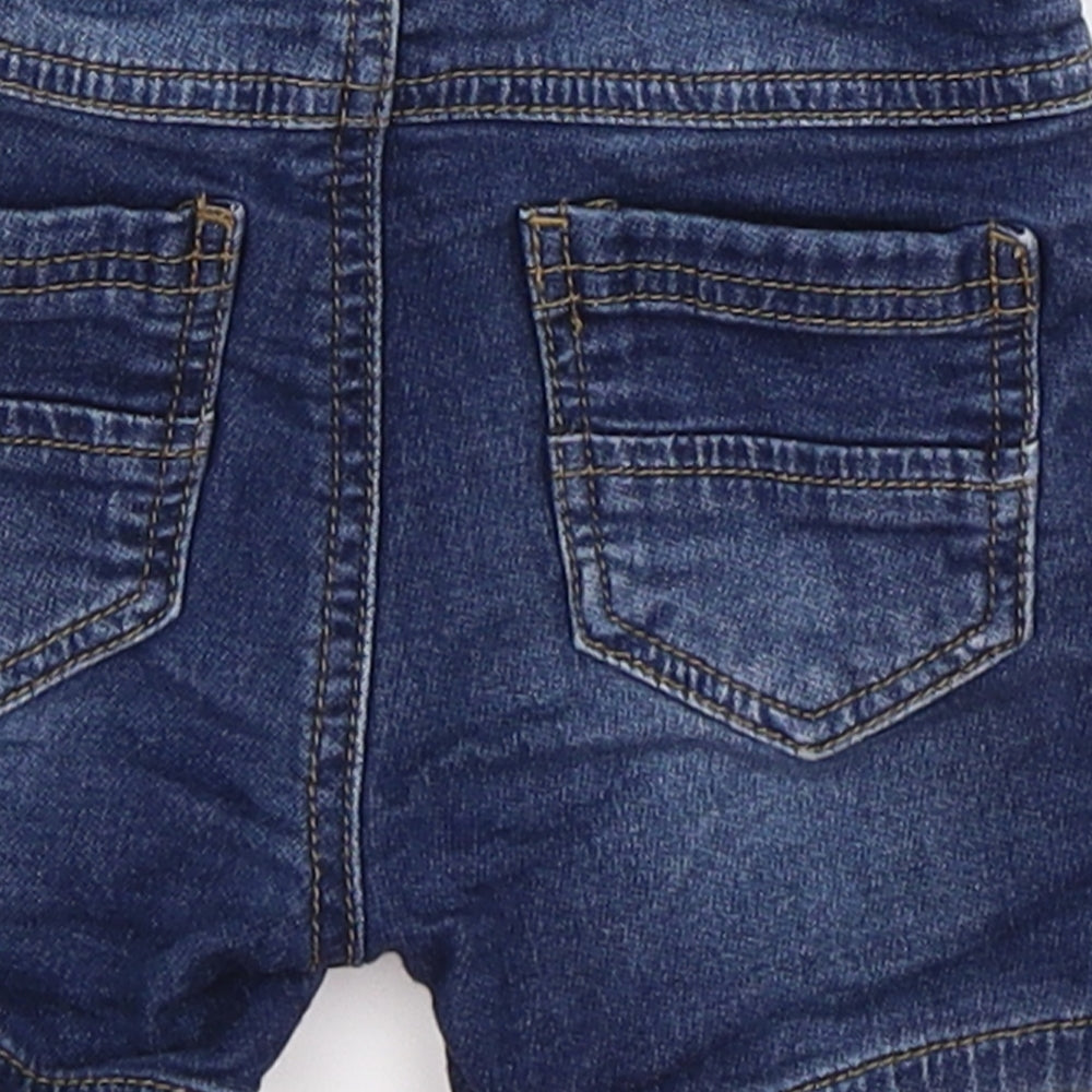 NEXT Baby Blue  Denim Cropped Jeans Size 12-18 Months  - shirts