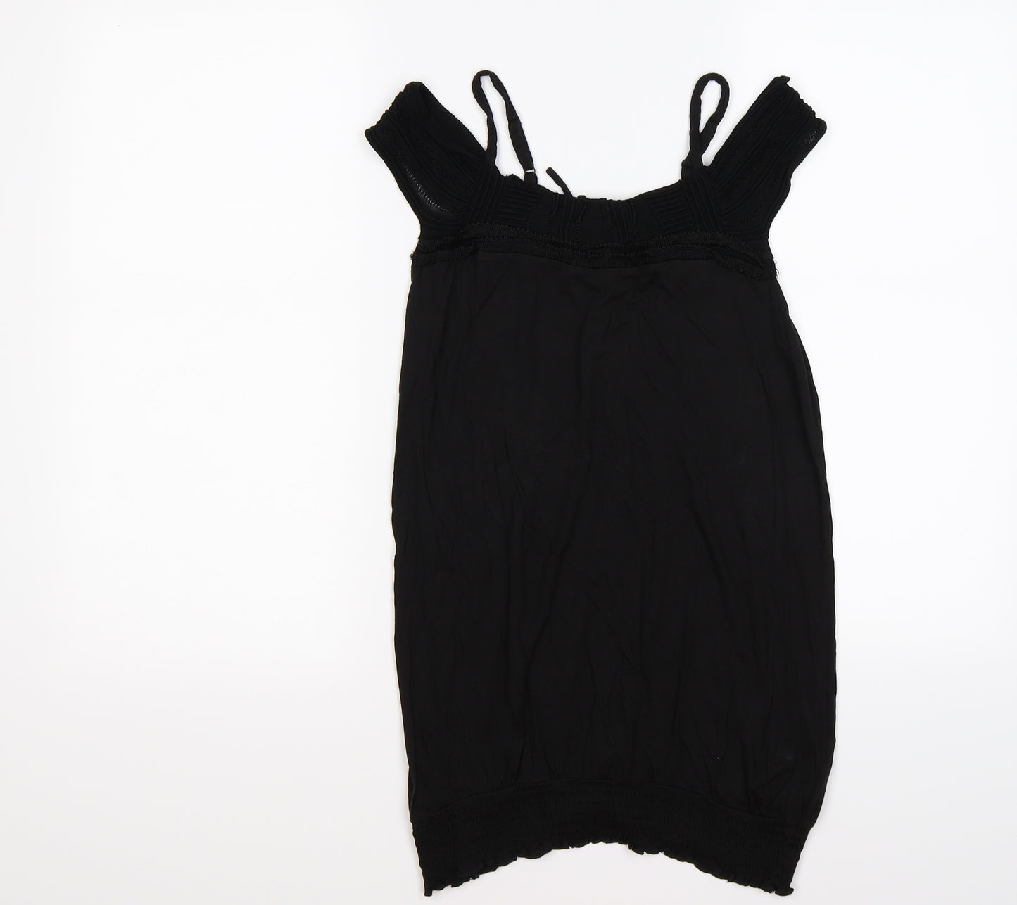 GUESS Womens Black   Tunic T-Shirt Size 12
