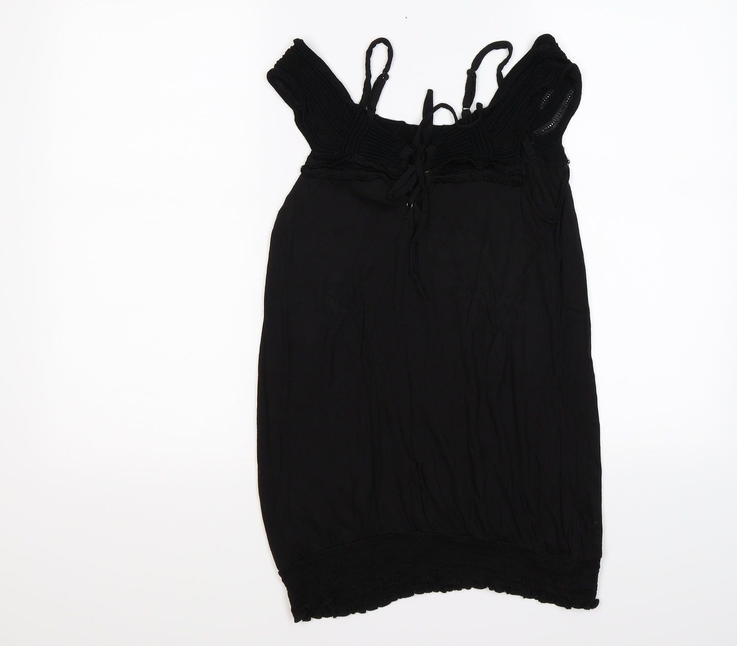 GUESS Womens Black   Tunic T-Shirt Size 12