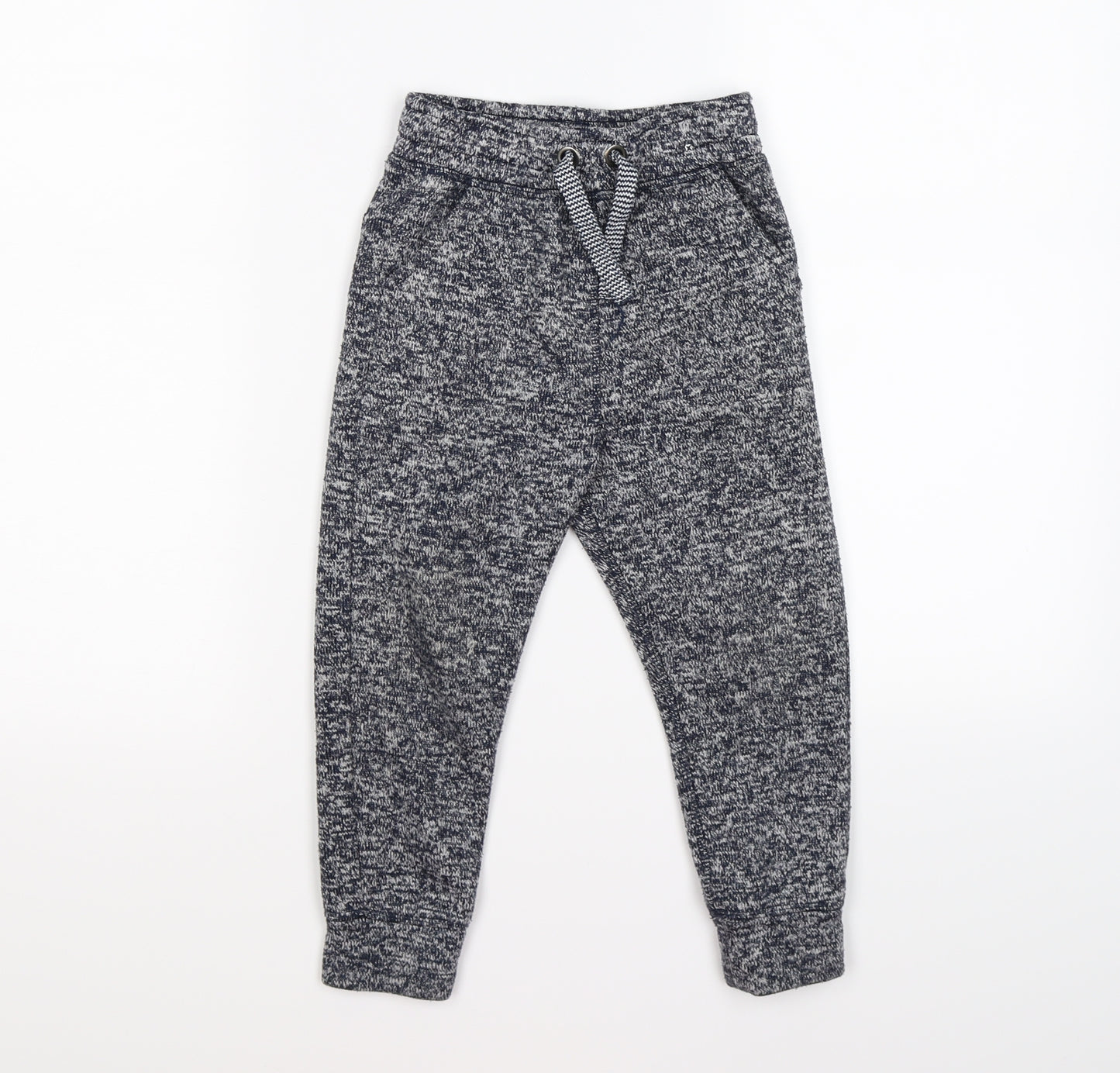 TU Boys Blue  Knit Jogger Trousers Size 3-4 Years
