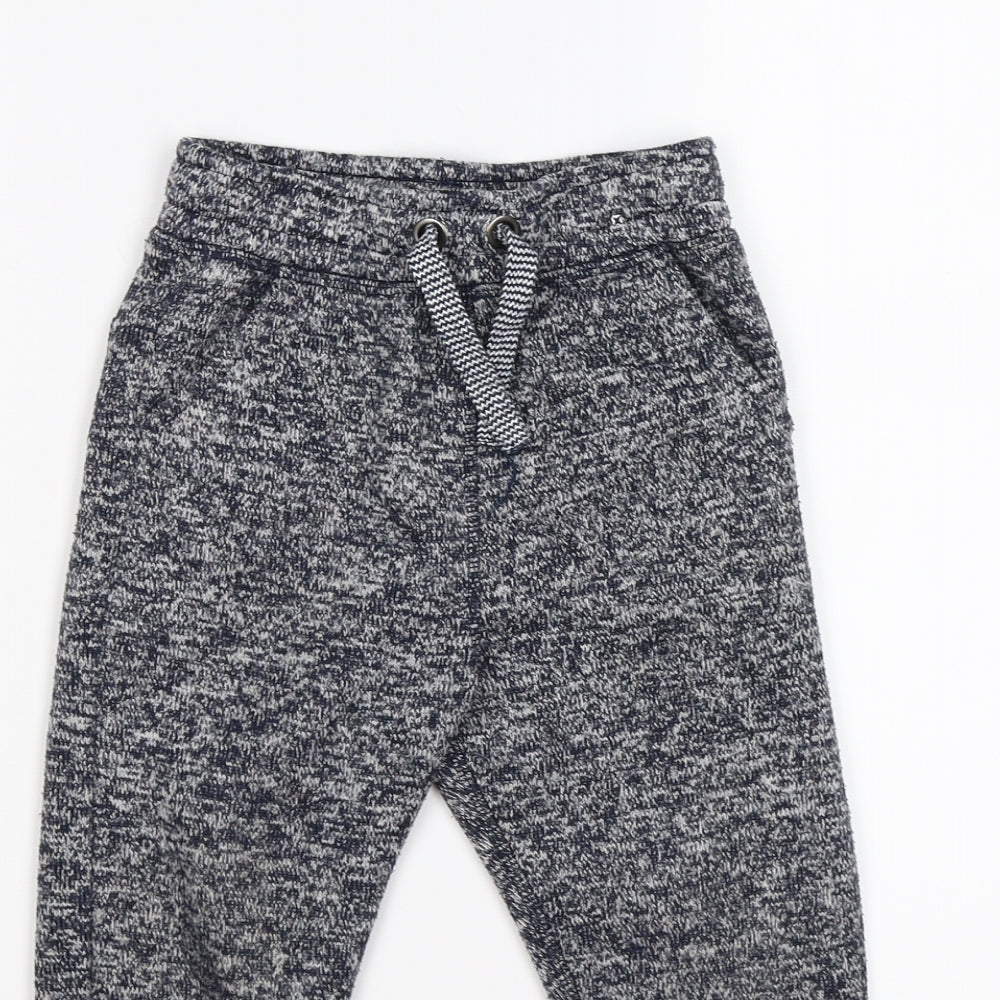 TU Boys Blue  Knit Jogger Trousers Size 3-4 Years