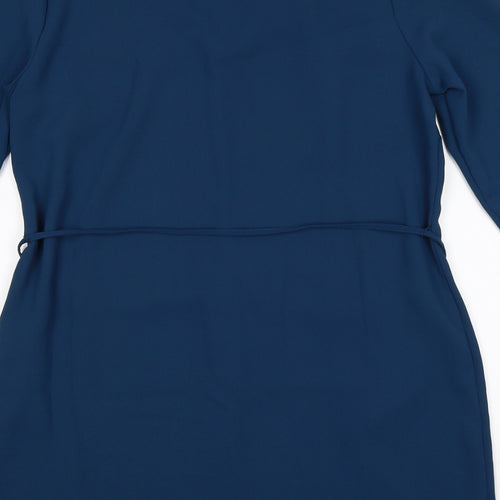 H&M Womens Blue   Shirt Dress  Size 14