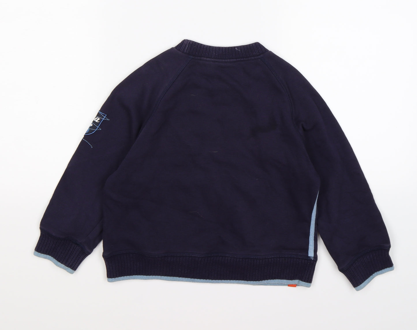 PUMA Boys Blue  Jersey Pullover Sweatshirt Size 3-4 Years