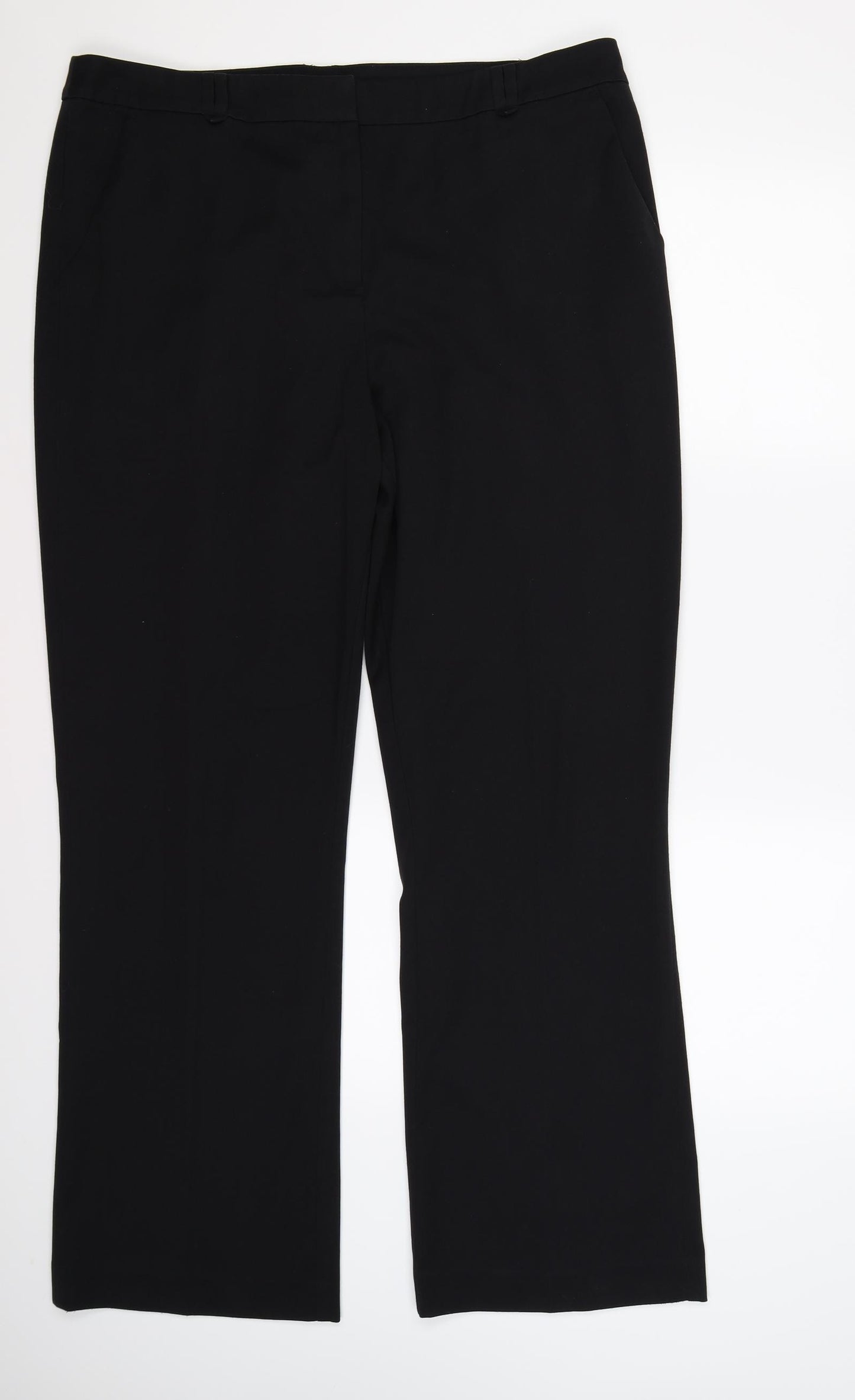 George Womens Black   Trousers  Size 18 L31 in - work office formal