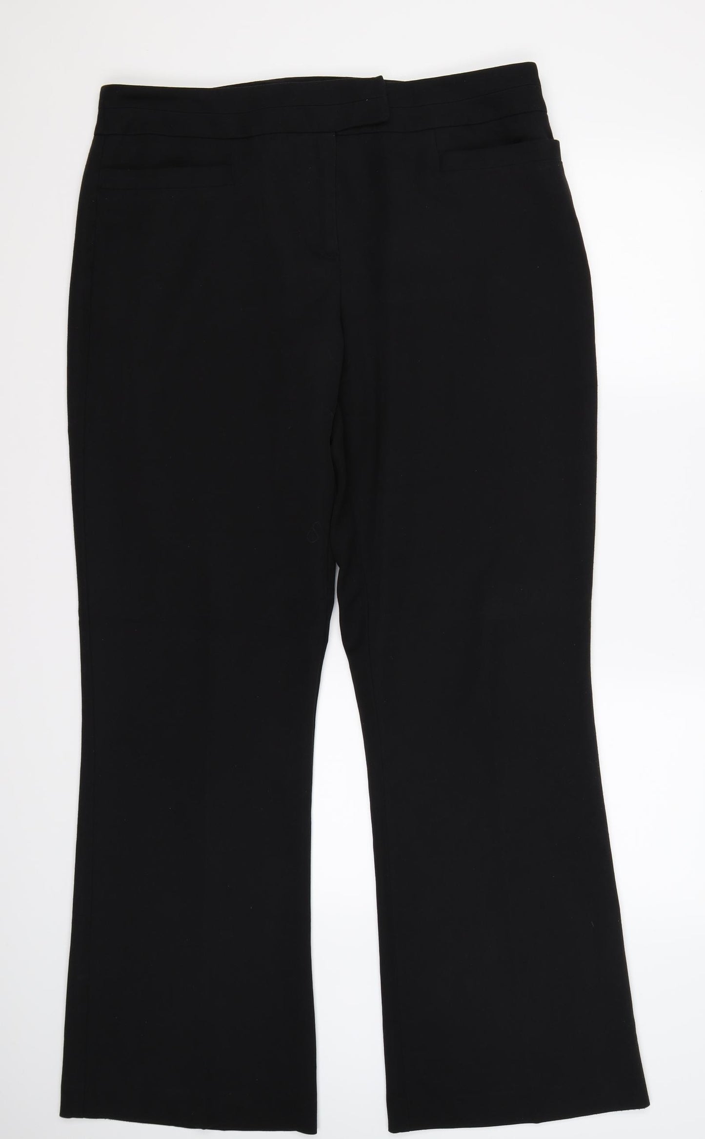 TU Womens Black   Trousers  Size 18 L31 in - long leg. work office