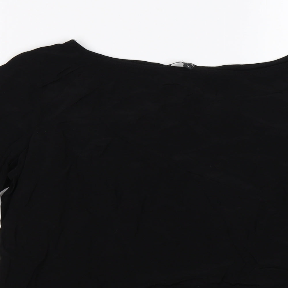 NEXT Womens Black   Tunic T-Shirt Size 10