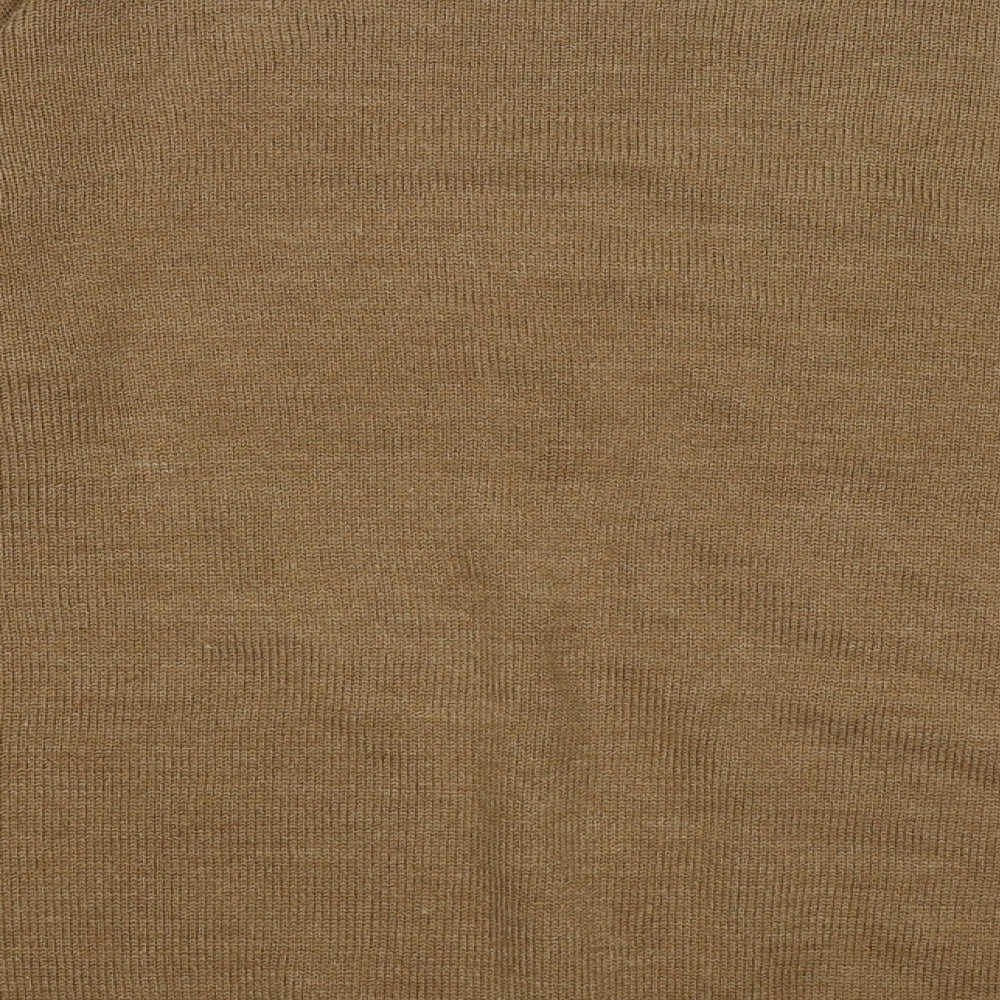 James Pringle Mens Brown  Knit Pullover Jumper Size XL