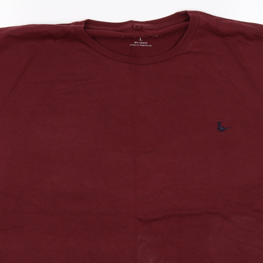 Jack Wills Mens Red    T-Shirt Size L