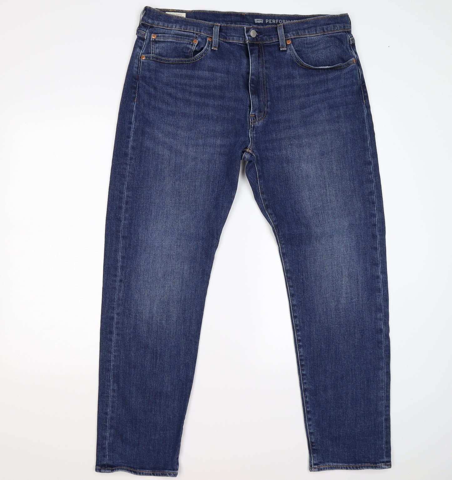 Levi's Mens Blue  Denim Straight Jeans Size 36 L32 in
