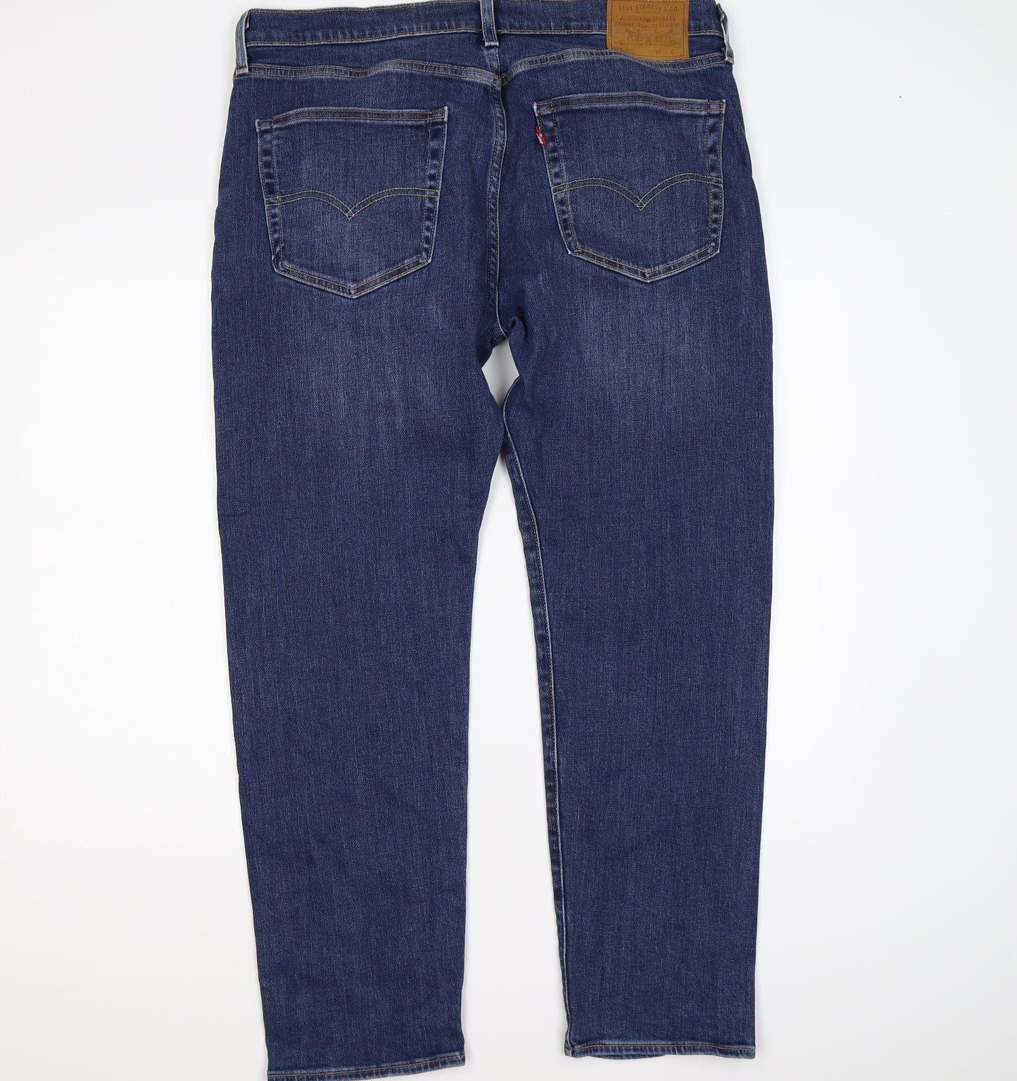 Levi's Mens Blue  Denim Straight Jeans Size 36 L32 in