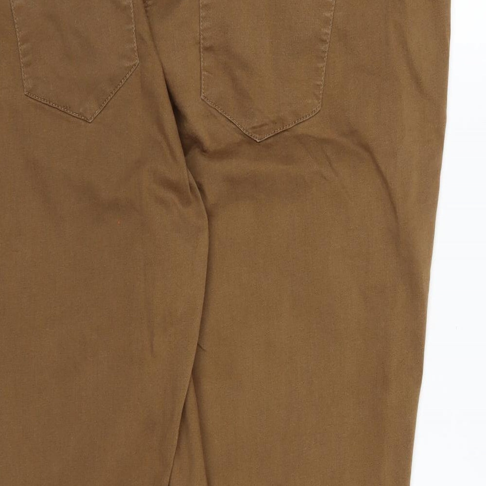 NEXT Womens Brown  Denim Skinny Jeans Size 22 L25 in