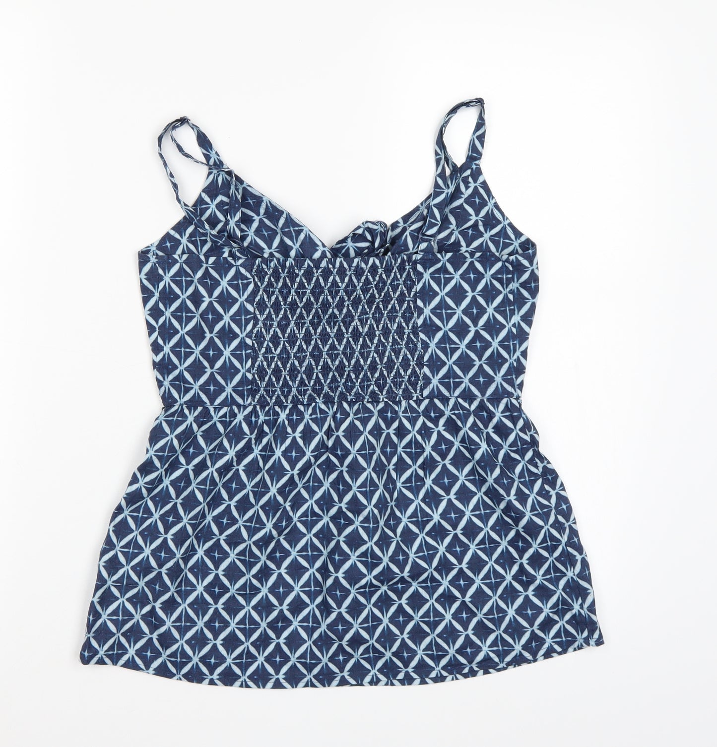 FatFace Womens Blue Geometric  Camisole Tank Size 6