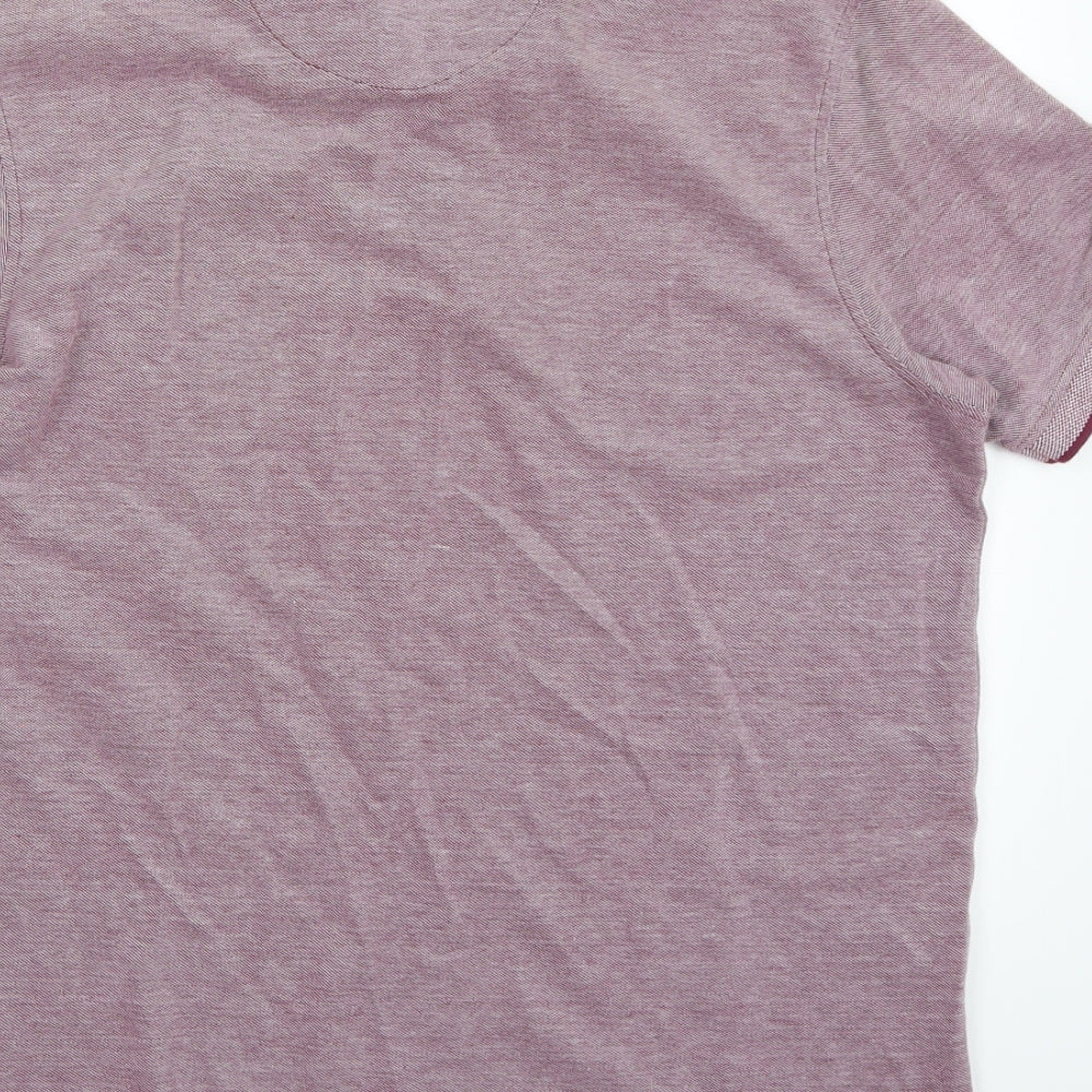 Burton London  Mens Purple    Polo Size L