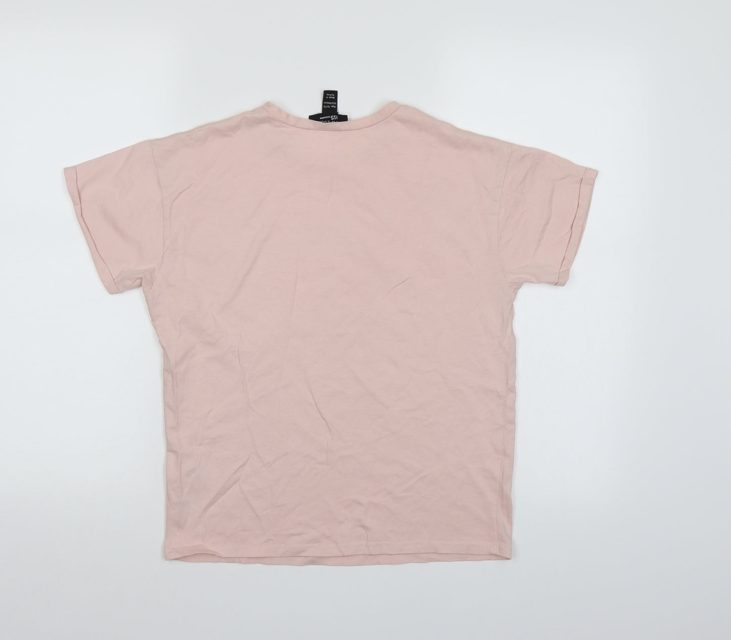 New Look Girls Pink   Basic T-Shirt Size 12-13 Years