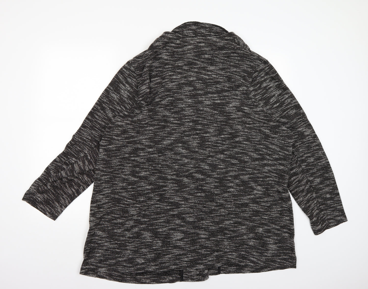 New Look Womens Grey  Knit Cardigan Jumper Size 26