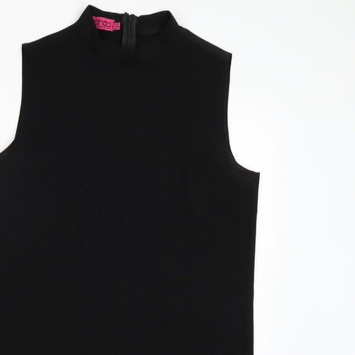 Boohoo Womens Black   A-Line  Size 14