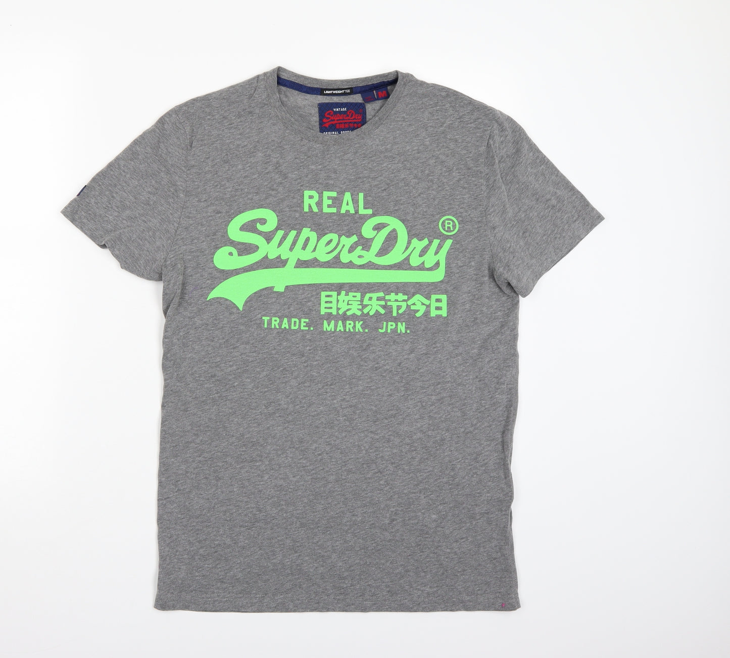 Superdry Mens Grey    T-Shirt Size M