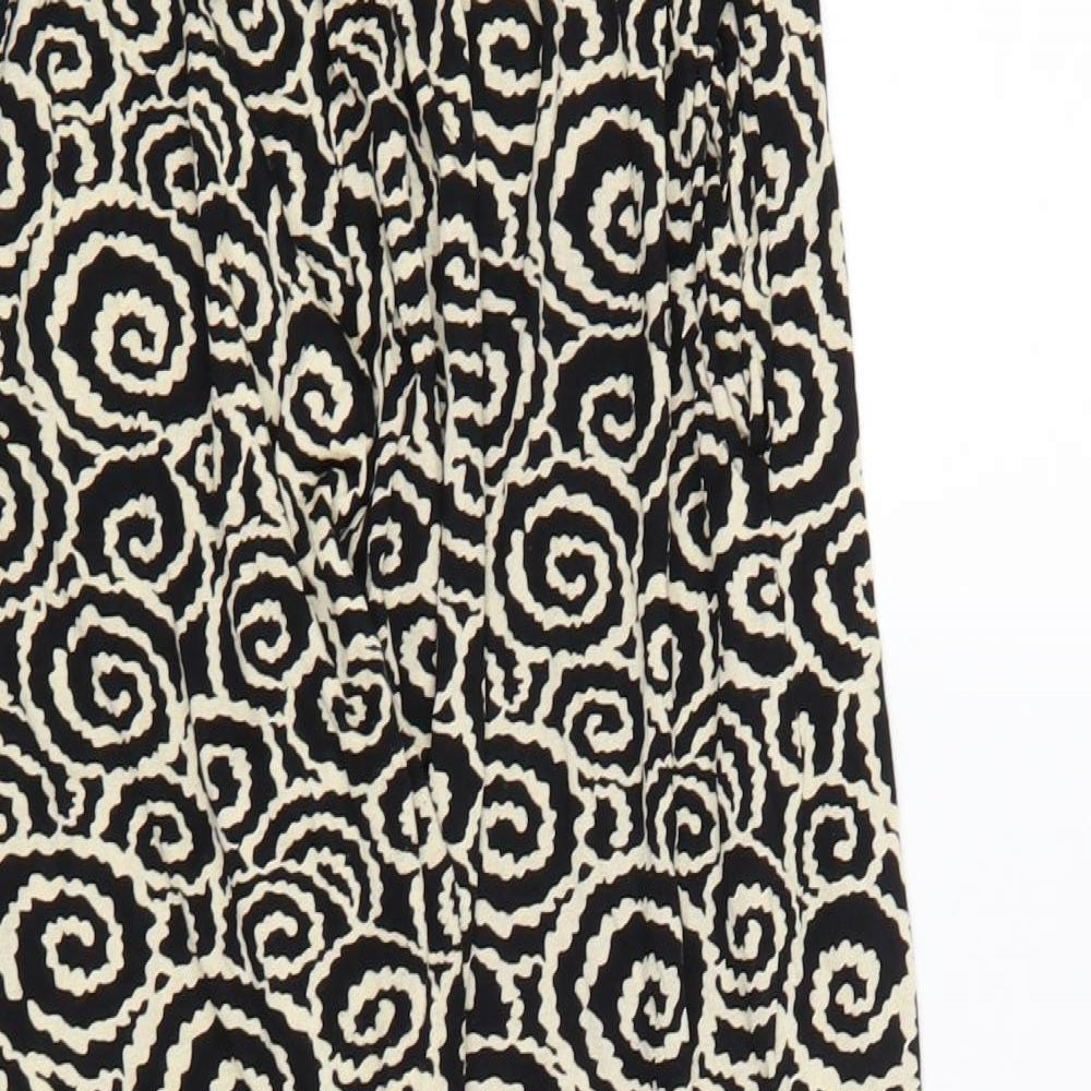 Preworn Womens Brown Geometric  Harem Trousers Size L L27 in
