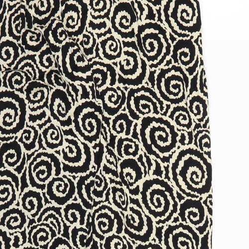 Preworn Womens Brown Geometric  Harem Trousers Size L L27 in