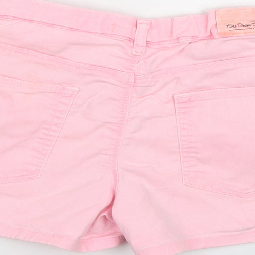 ZARA Girls Girls Pink  Denim Hot Pants Shorts Size 11-12 Years