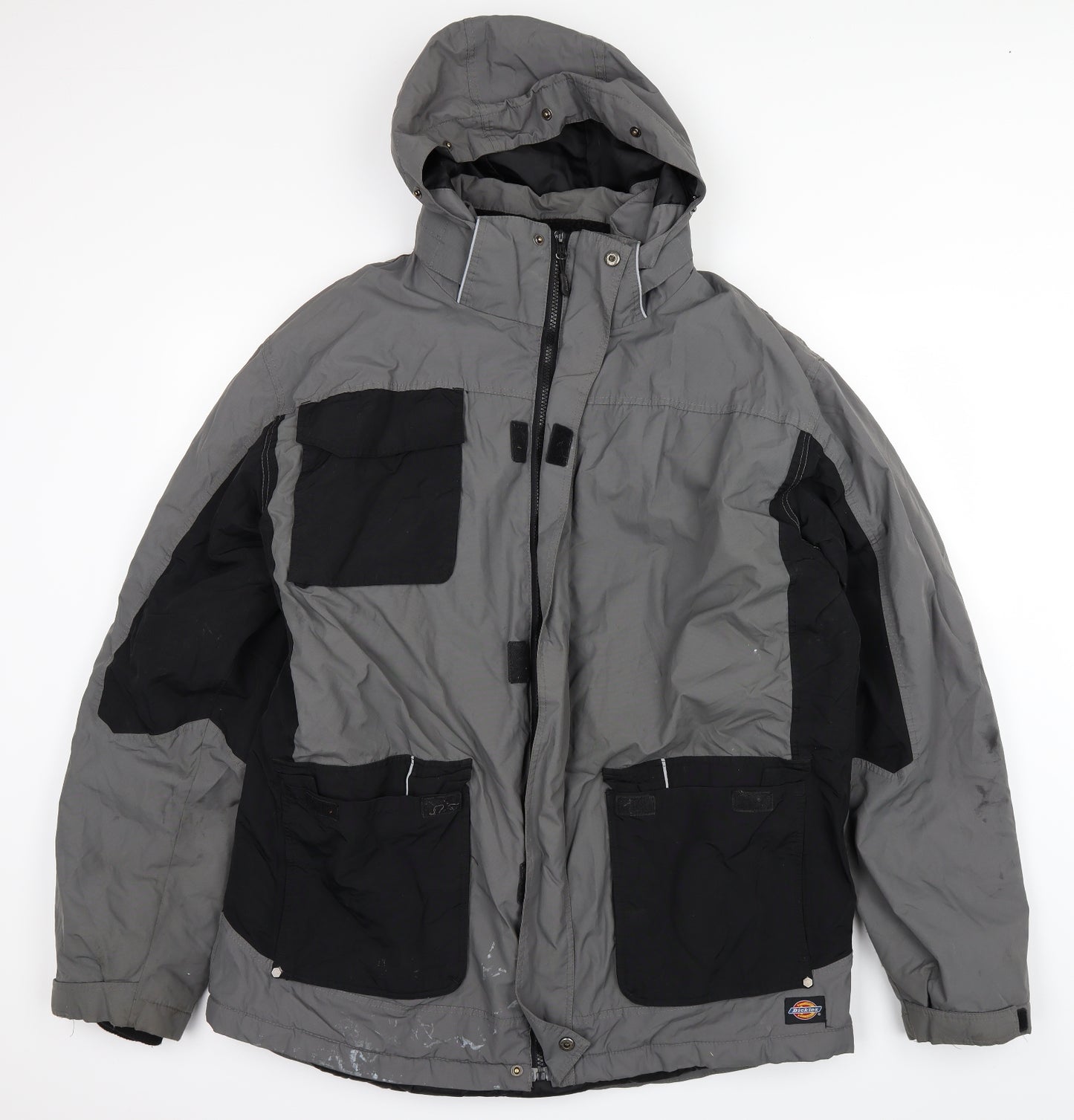 Dickies Mens Grey   Rain Coat Coat Size XL