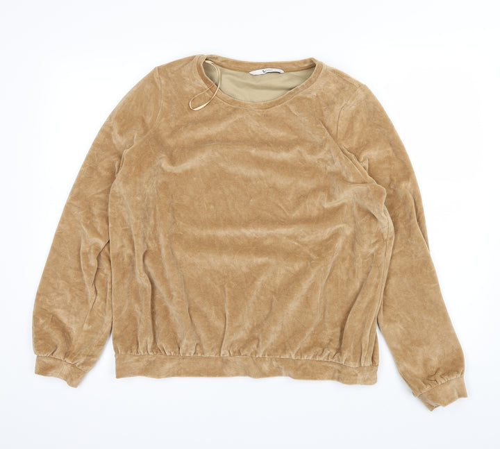 TU Womens Brown Pullover Jumper Size 12