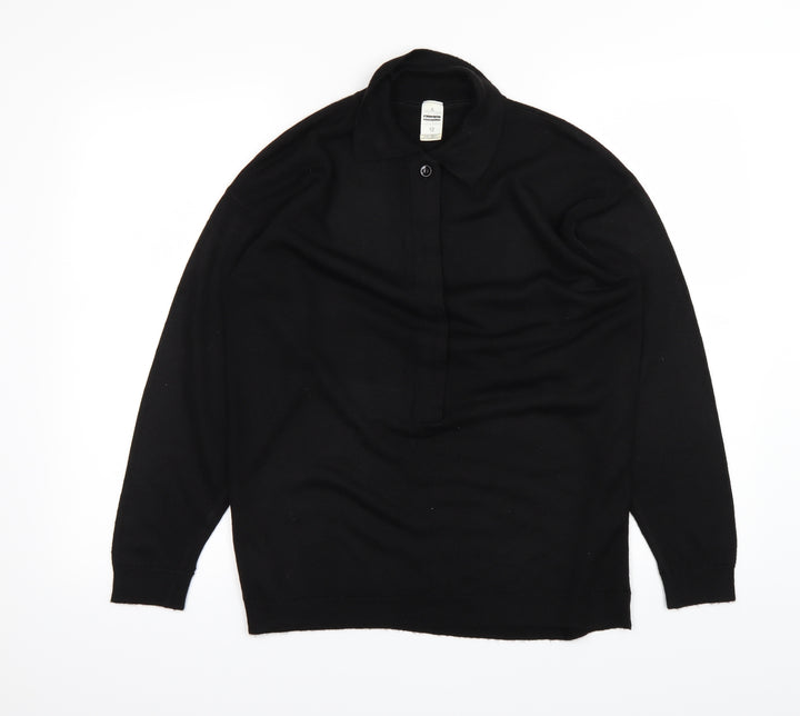 Littlewoods Womens Black   Basic Polo Size 12