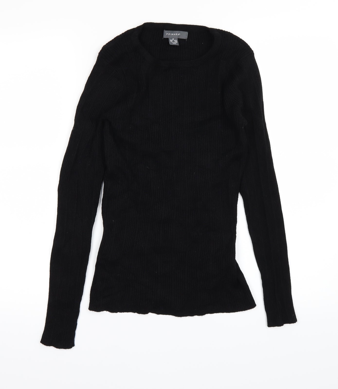 Primark Womens Black   Basic T-Shirt Size 12