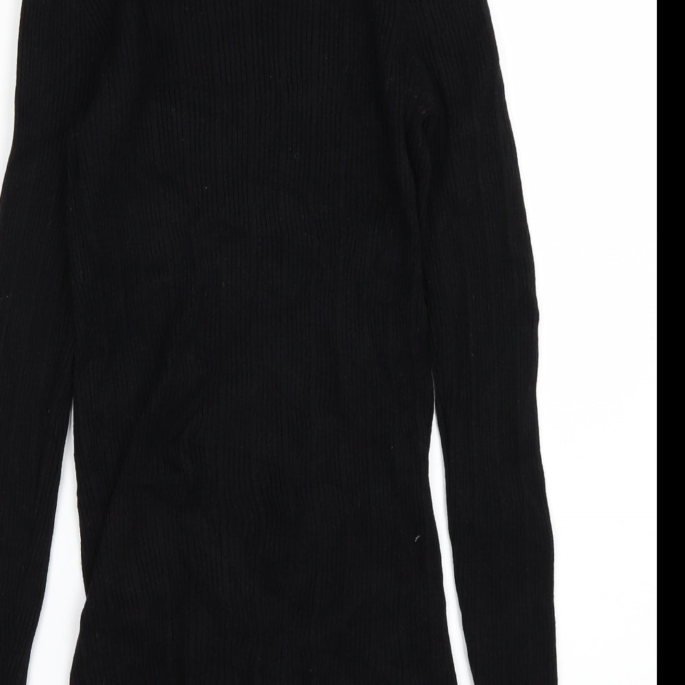 Primark Womens Black   Basic T-Shirt Size 12