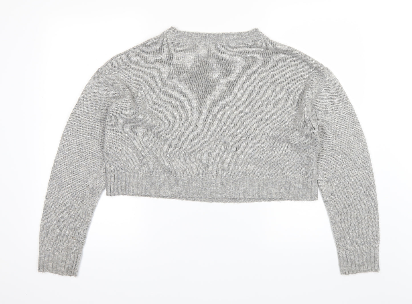H&M Womens Grey   Pullover Jumper Size M