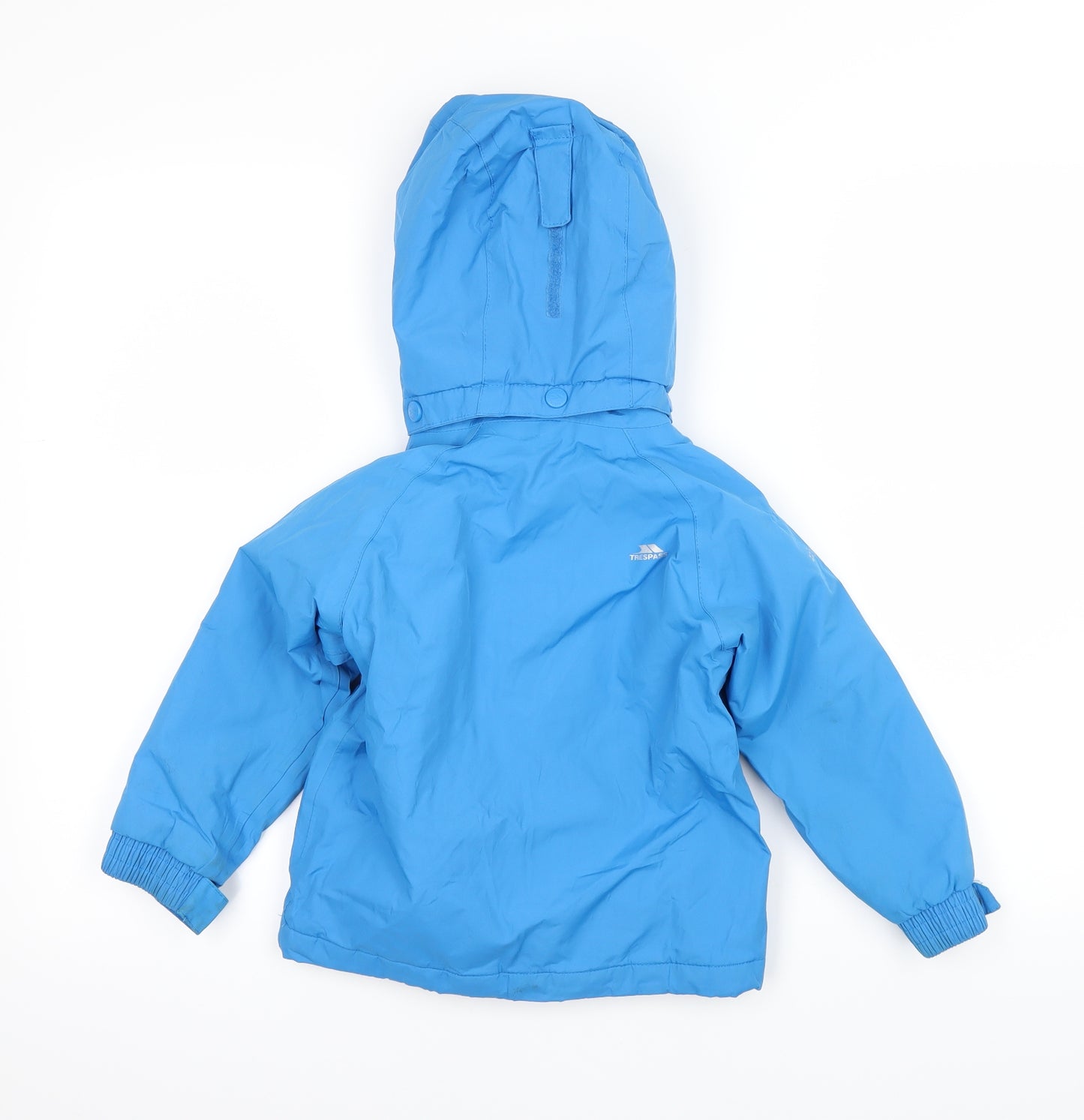 Tresspass Boys Blue   Rain Coat Coat Size 2-3 Years