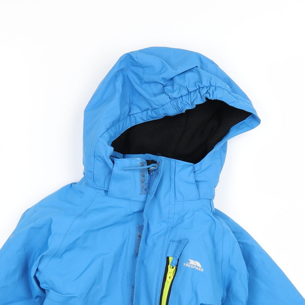 Tresspass Boys Blue   Rain Coat Coat Size 2-3 Years