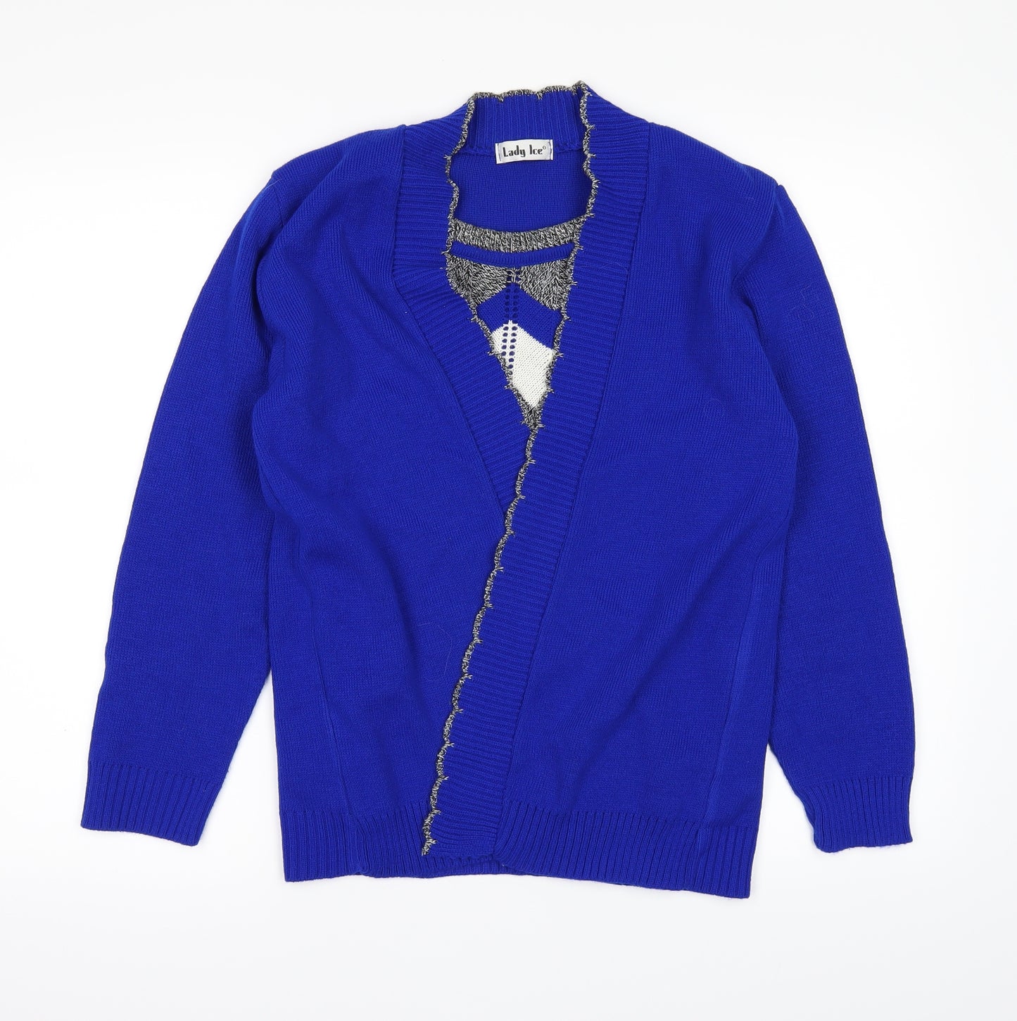 Lady Ice Womens Blue   Pullover Jumper Size M