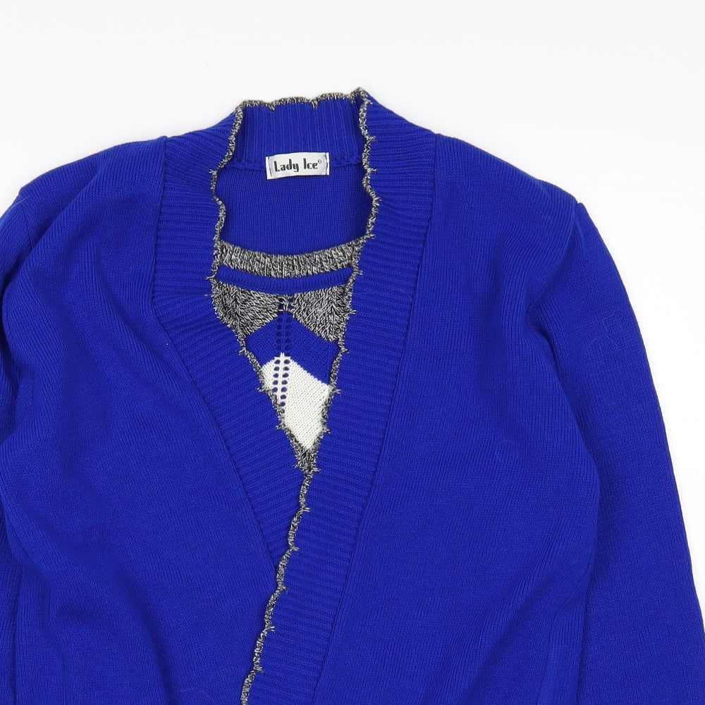 Lady Ice Womens Blue   Pullover Jumper Size M