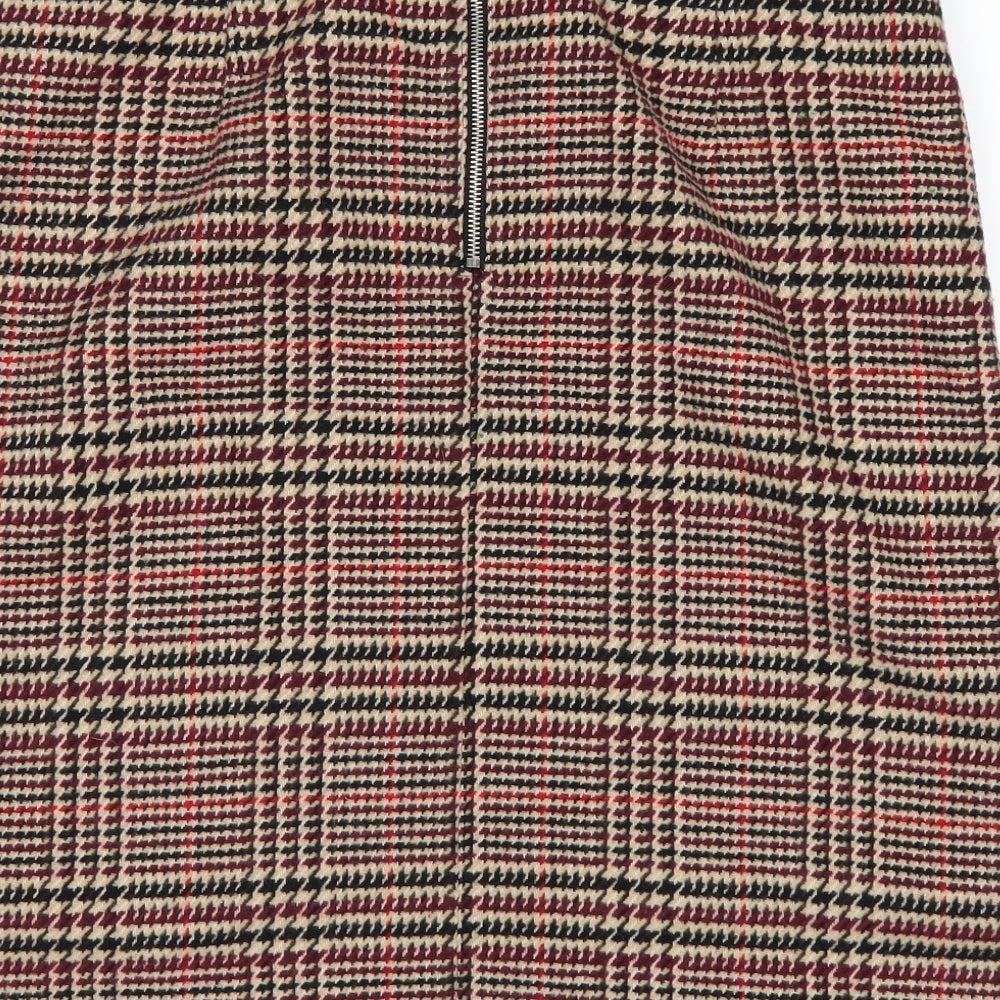 arista Womens Brown   A-Line Skirt Size 14