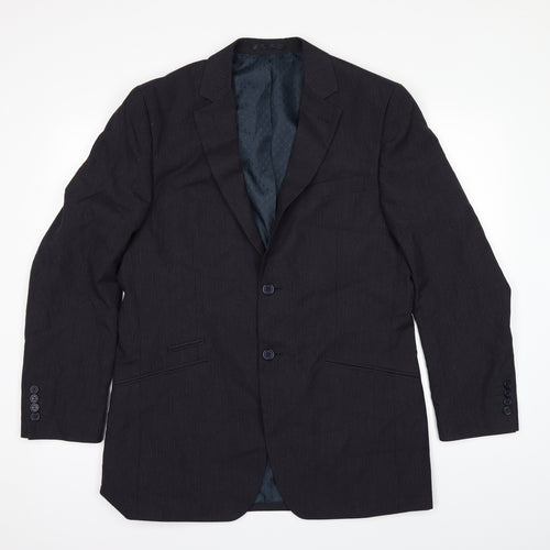 F&F Mens Black   Jacket Suit Jacket Size 40