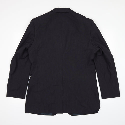 F&F Mens Black   Jacket Suit Jacket Size 40